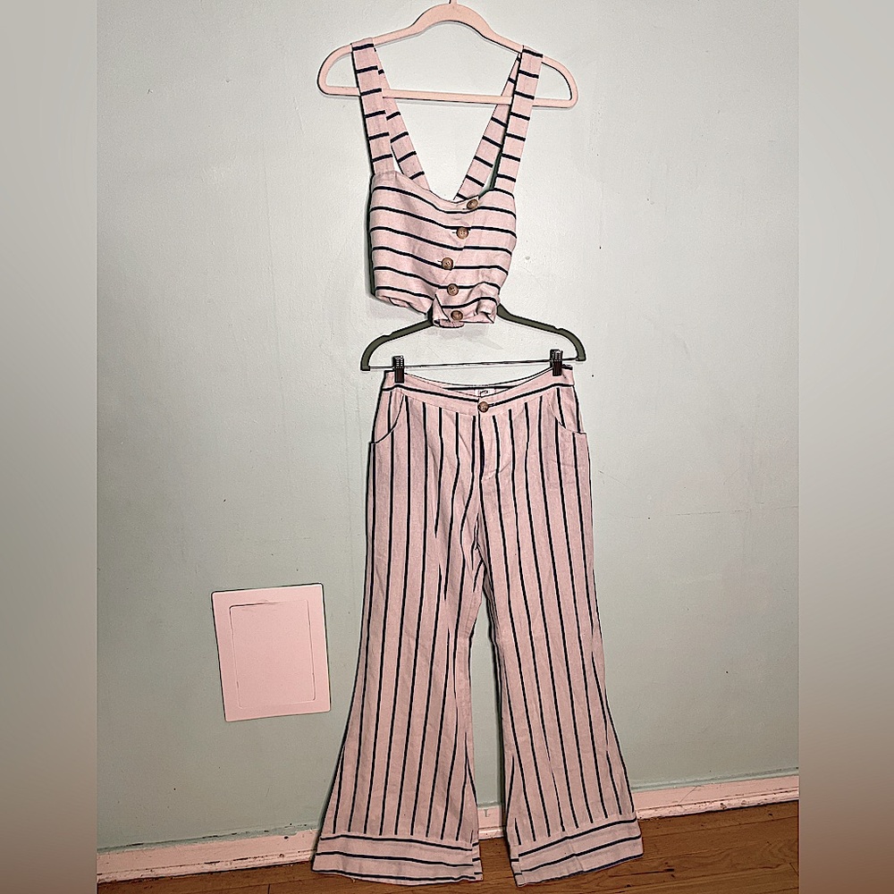 Lucca Matching Linen Set SO CUTE